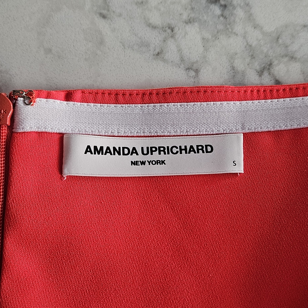 Amanda Uprichard Mezcal Halter Dress In Crimson x Revolve - Picture 5 of 7